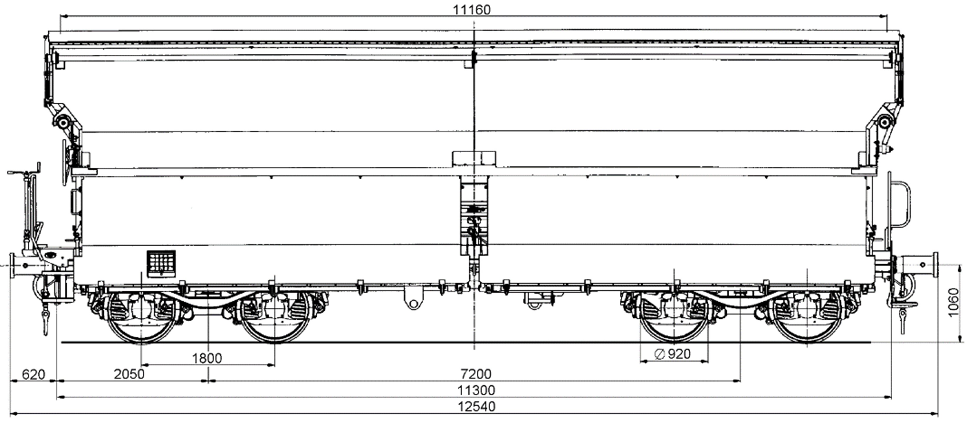 Technical sketch of the Talns 972