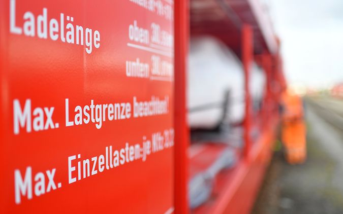 Kennzahlen auf Waggon