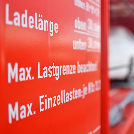 Kennzahlen auf Waggon